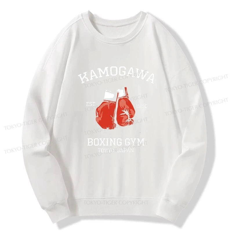 Tokyo-Tiger Retro Boxing Gloves Manga Anime Sweatshirt