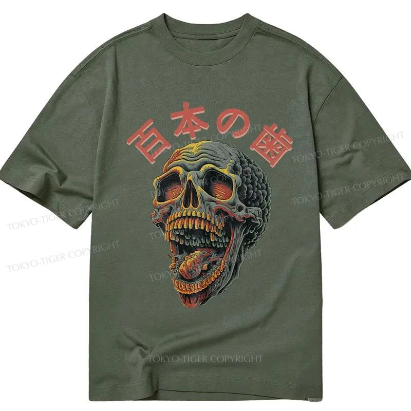 Tokyo-Tiger Terrifying And Disgusting Skull Classic T-Shirt