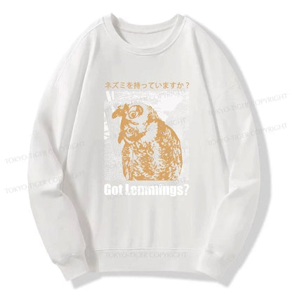 Tokyo-Tiger Do You Have Lemmings Japanese Sweatshirt