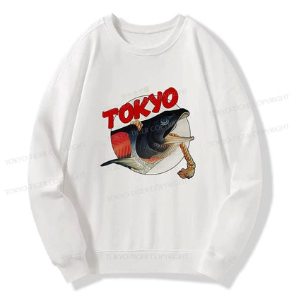 Tokyo-Tiger Vintage Japanese Tsukiji Fish Market Sweatshirt