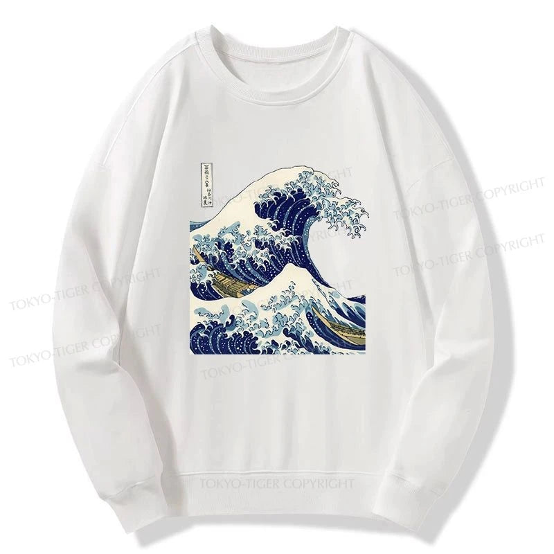 Tokyo-Tiger The Great Wave KanaGawa Sweatshirt