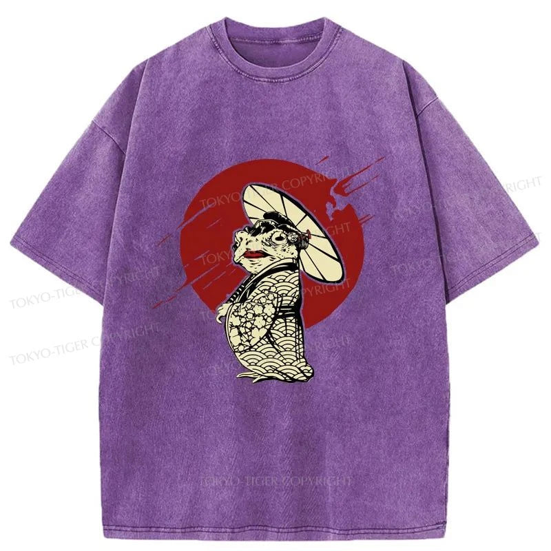 Tokyo-Tiger Frog Monster Washed T-Shirt