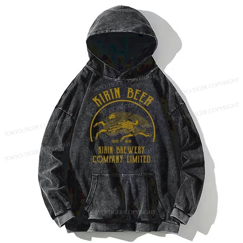 Tokyo-Tiger Kirin Beer Company Washed Hoodie