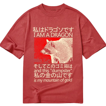 Tokyo-Tiger Dragon Raccoon Japanese Classic T-Shirt