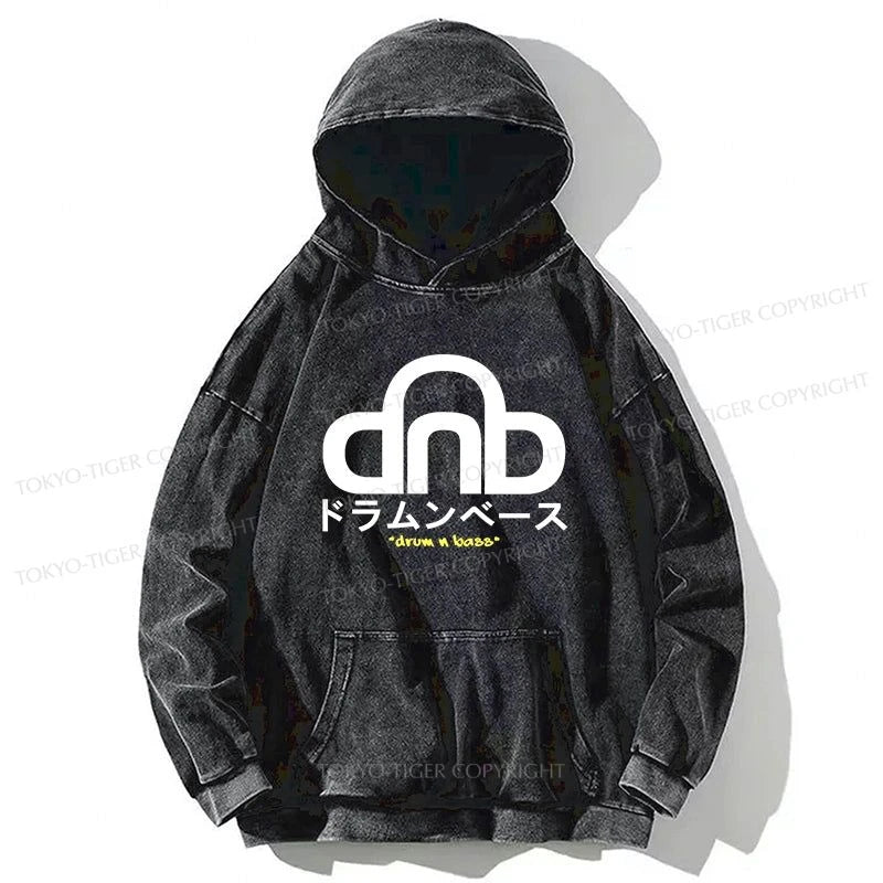 Tokyo-Tiger DNB Japan Washed Hoodie