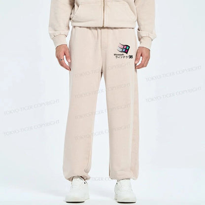 Tokyo-Tiger Microsoft Windows 98 Washed Sweatpants