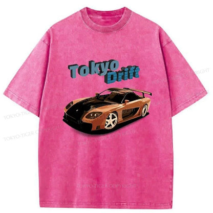 Tokyo-Tiger Fast And Furious-Tokyo Drift Washed T-Shirt