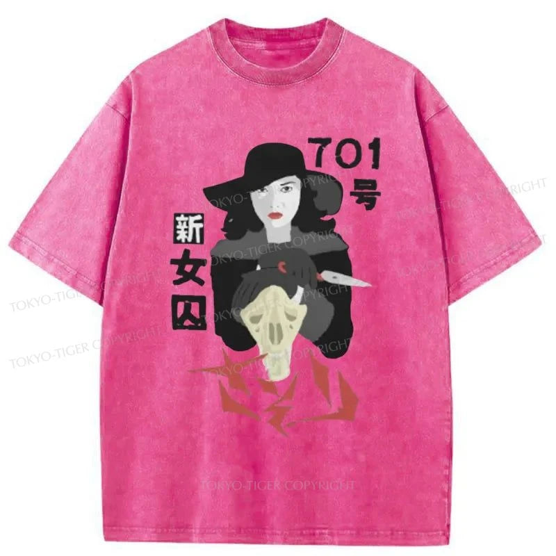 Tokyo-Tiger Female Prisoner Meiko Washed T-Shirt