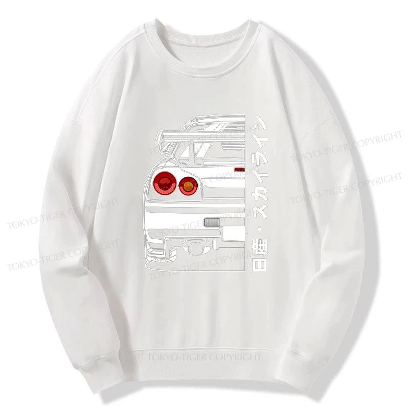 Tokyo-Tiger Nissan Skyline GTR R34 Sweatshirt