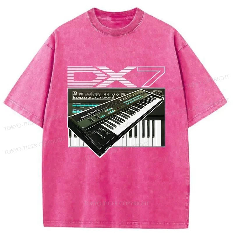 Tokyo-Tiger Yamaha DX7 Japan Washed T-Shirt