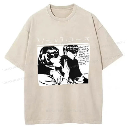 Tokyo-Tiger Sonic Youth Japanese Washed T-Shirt