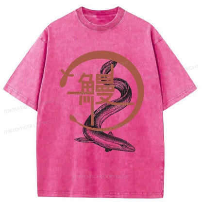 Tokyo-Tiger Eel Japanese Washed T-Shirt