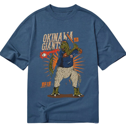 Tokyo-Tiger OKINAWA GIANTS Dinosaur Classic T-Shirt