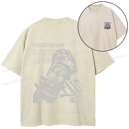 Tokyo-Tiger Kirin Beer Funny Japanese Front Back Washed T-Shirt