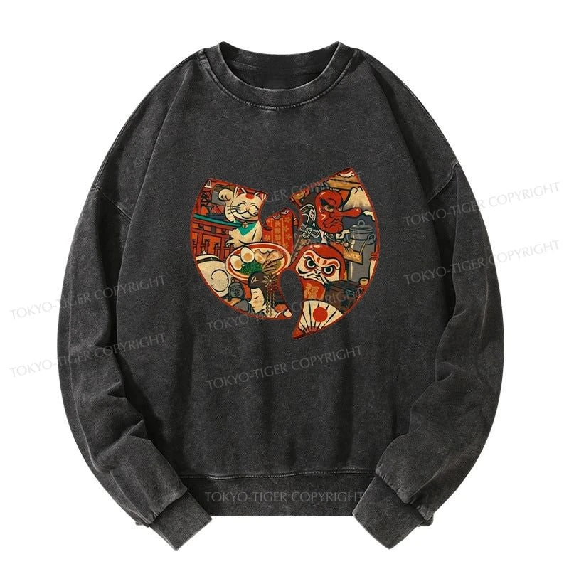 Tokyo-Tiger Wutang Clan Japanese Washed Sweatshirt