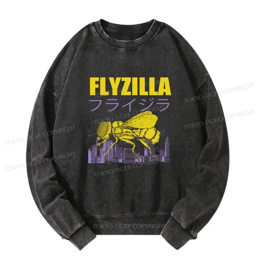 Tokyo-Tiger Giant Fly Japanese Washed Sweatshirt