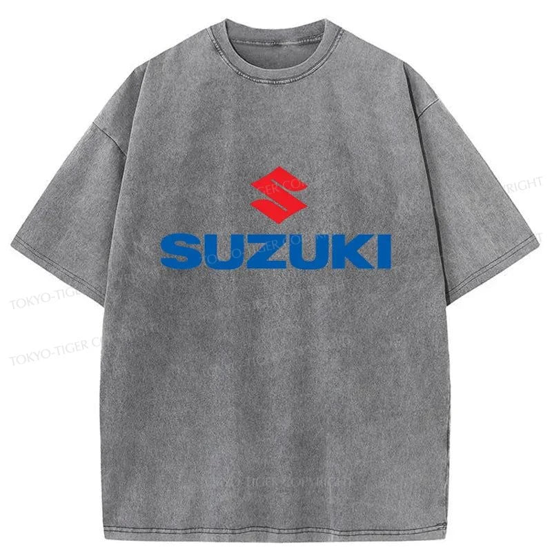 Tokyo-Tiger Suzuki Logo Japan Washed T-Shirt