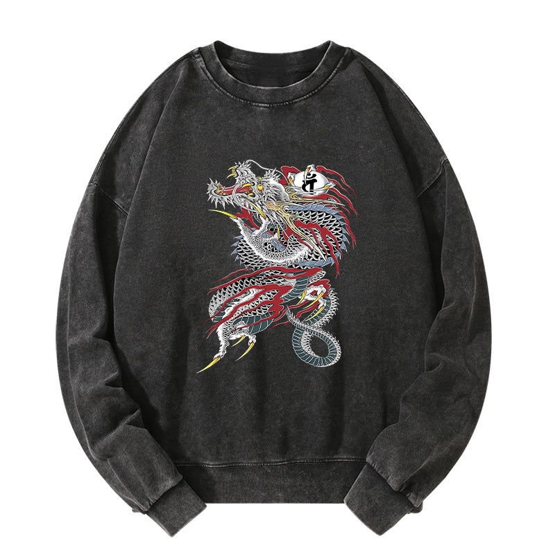 Tokyo-Tiger Dragon of Dojima Washed Sweatshirt