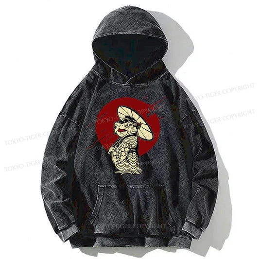 Tokyo-Tiger Frog Monster Washed Hoodie