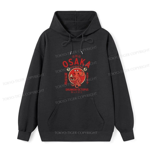 Tokyo-Tiger Drunken Octopus Japan Classic Hoodie