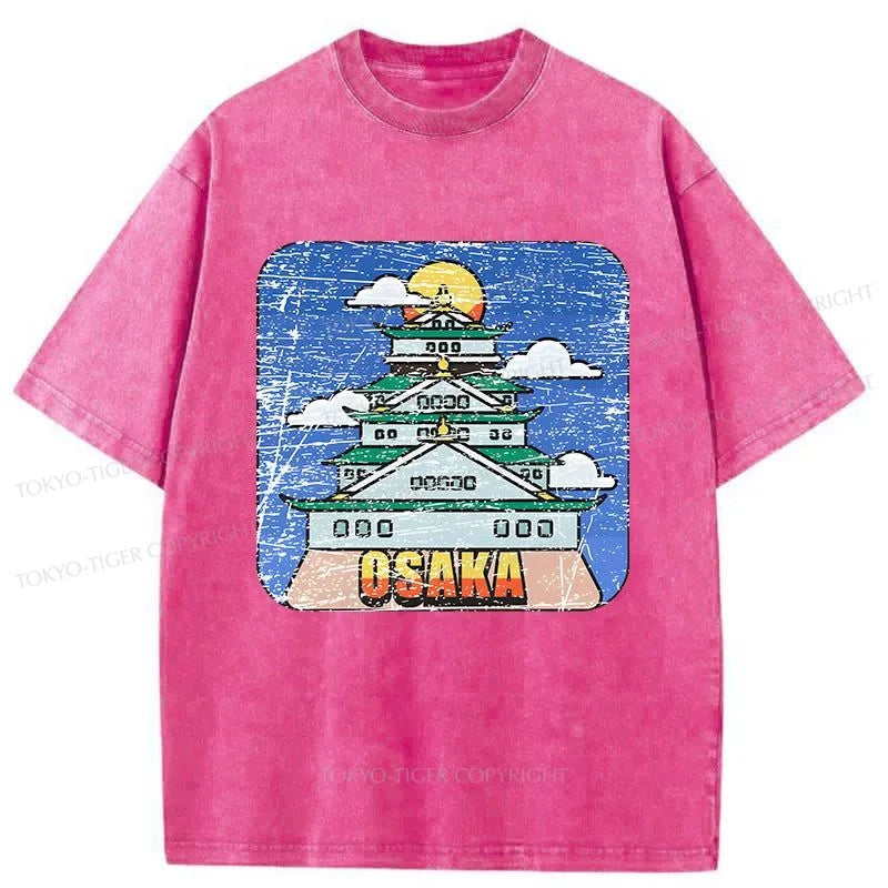 Tokyo-Tiger Osaka Castle Park Washed T-Shirt