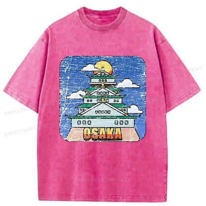 Tokyo-Tiger Osaka Castle Park Washed T-Shirt