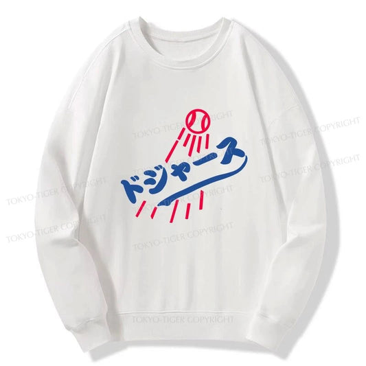 Tokyo-Tiger LA Dodgers Japanese Logo Sweatshirt