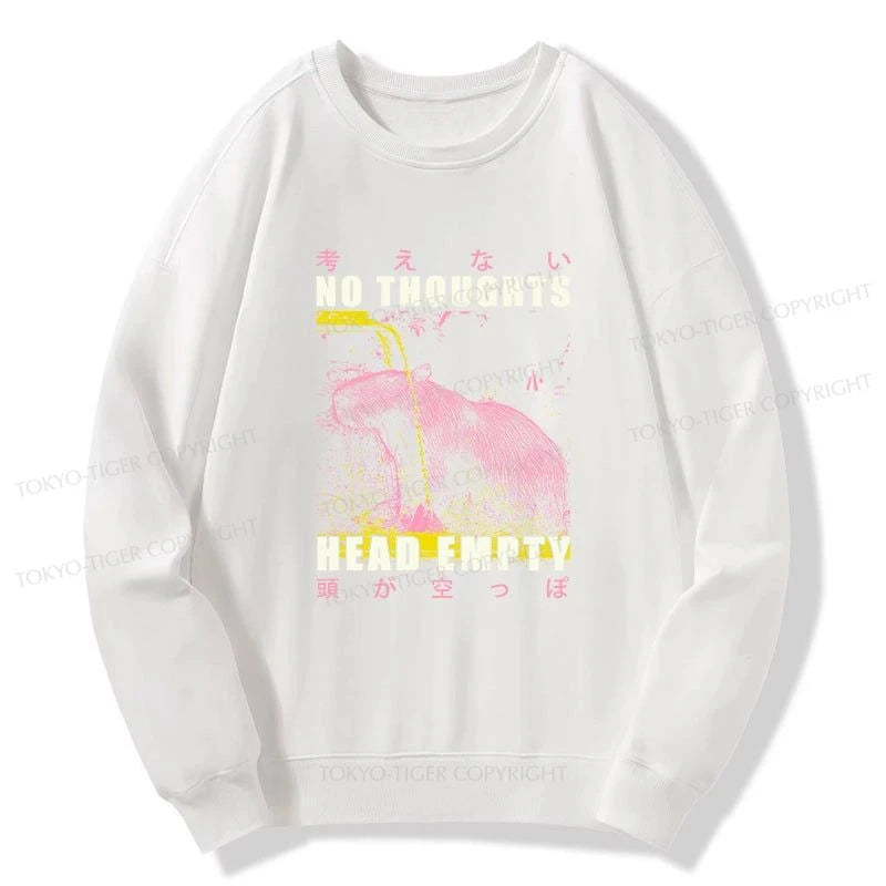 Tokyo-Tiger No Thoughts Head Empty Sweatshirt