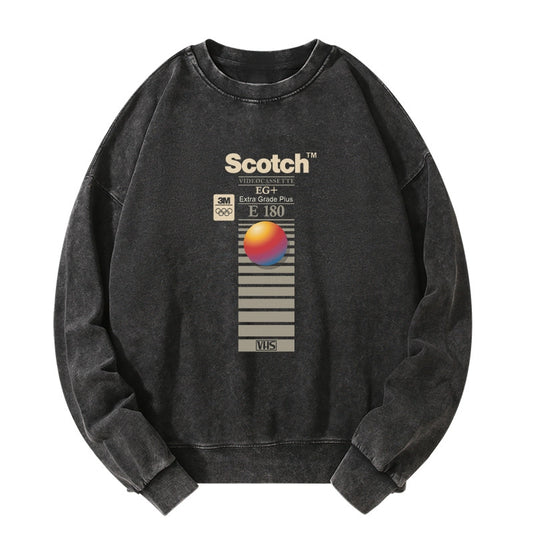 Tokyo-Tiger VHS Scotch E180 Washed Sweatshirt