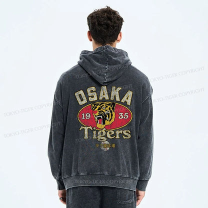 Tokyo-Tiger Osaka Tigers 1935 Washed Zip Hoodie