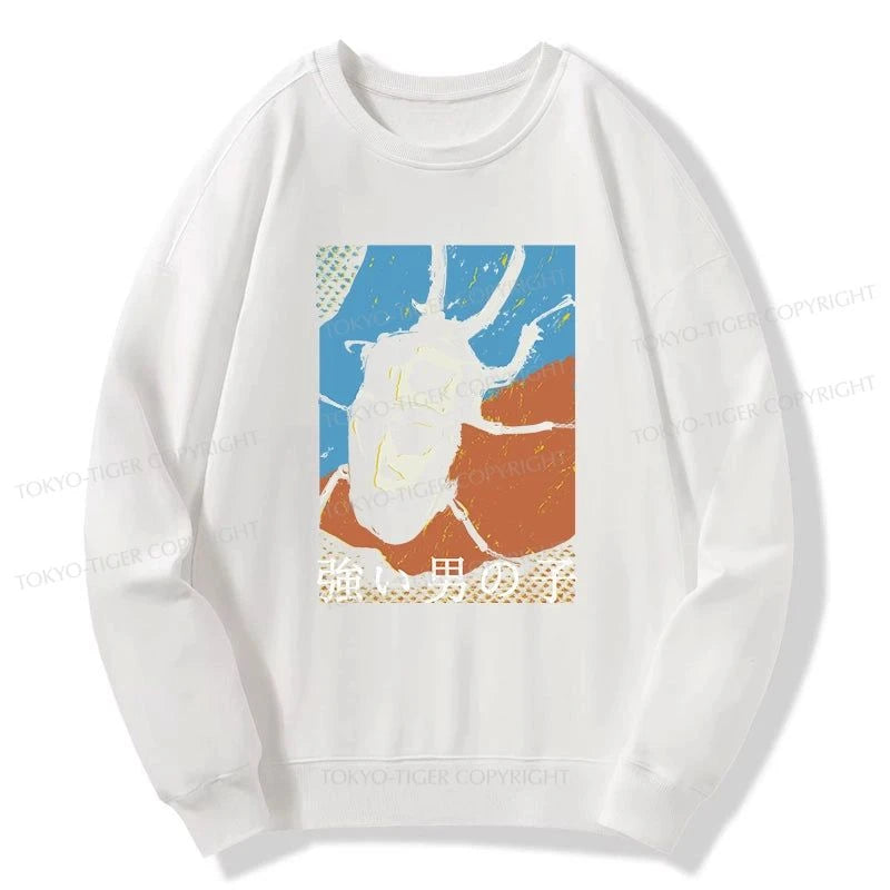 Tokyo-Tiger Strong Beetle Japanese Sweatshirt