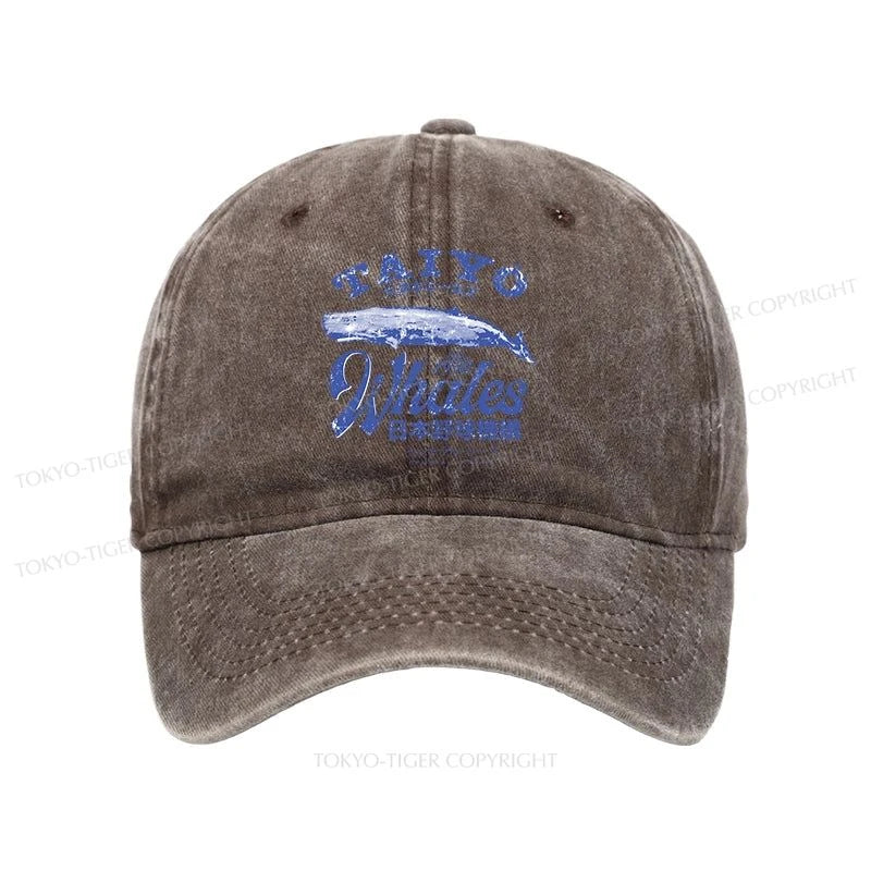 Tokyo-Tiger Japan Taiyo Whales Washed Cap