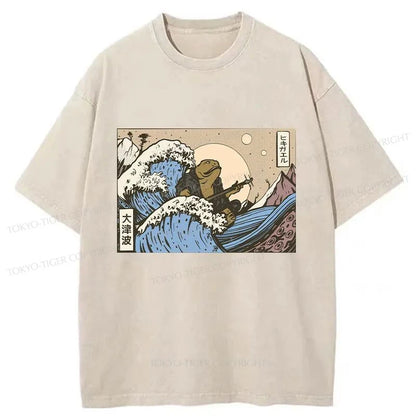 Tokyo-Tiger Japanese Toad Monster Washed T-Shirt