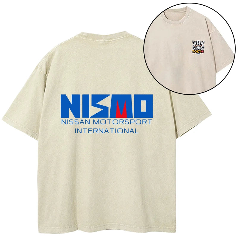 Tokyo-Tiger Nismo Japanese Front Back Washed T-Shirt