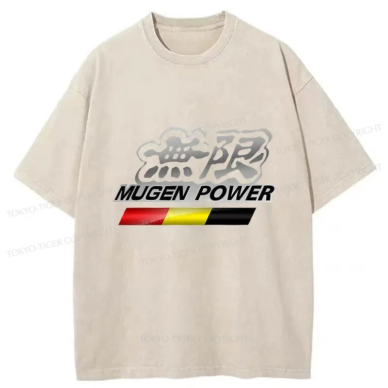 Tokyo-Tiger Mugen Power Japanese Washed T-Shirt