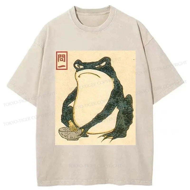 Tokyo-Tiger Matsumoto Hoji Japanese Frog Washed T-Shirt