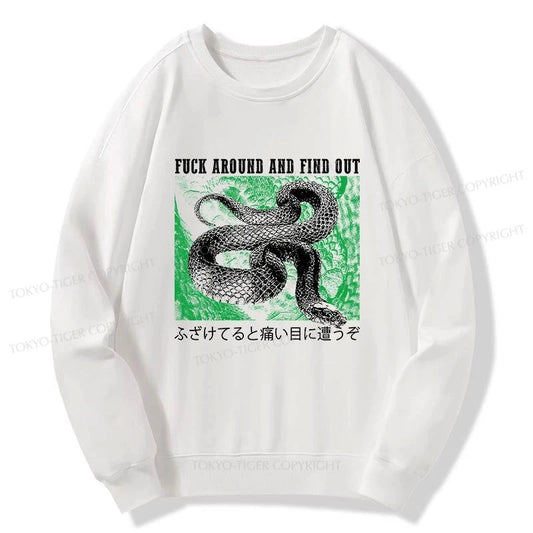 Tokyo-Tiger Cold And Heartless Snake Sweatshirt