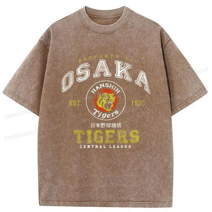 Tokyo-Tiger Osaka Tigers Washed T-Shirt