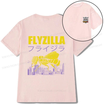 Tokyo-Tiger Giant Fly Japanese Front Back Classic T-Shirt