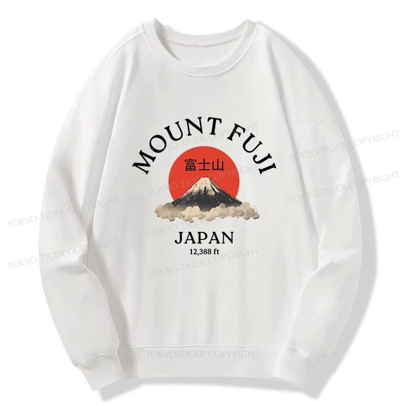 Tokyo-Tiger Japan Mount Fuji Sun Unisex Sweatshirt