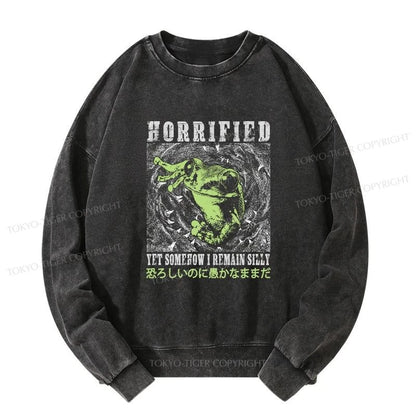 Tokyo-Tiger Silly Frog Japanese Washed Sweatshirt