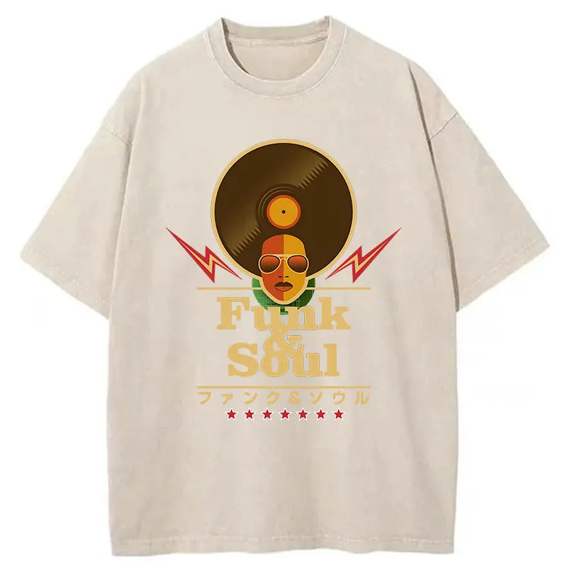 Tokyo-Tiger Funk Soul Music Japan Washed T-Shirt