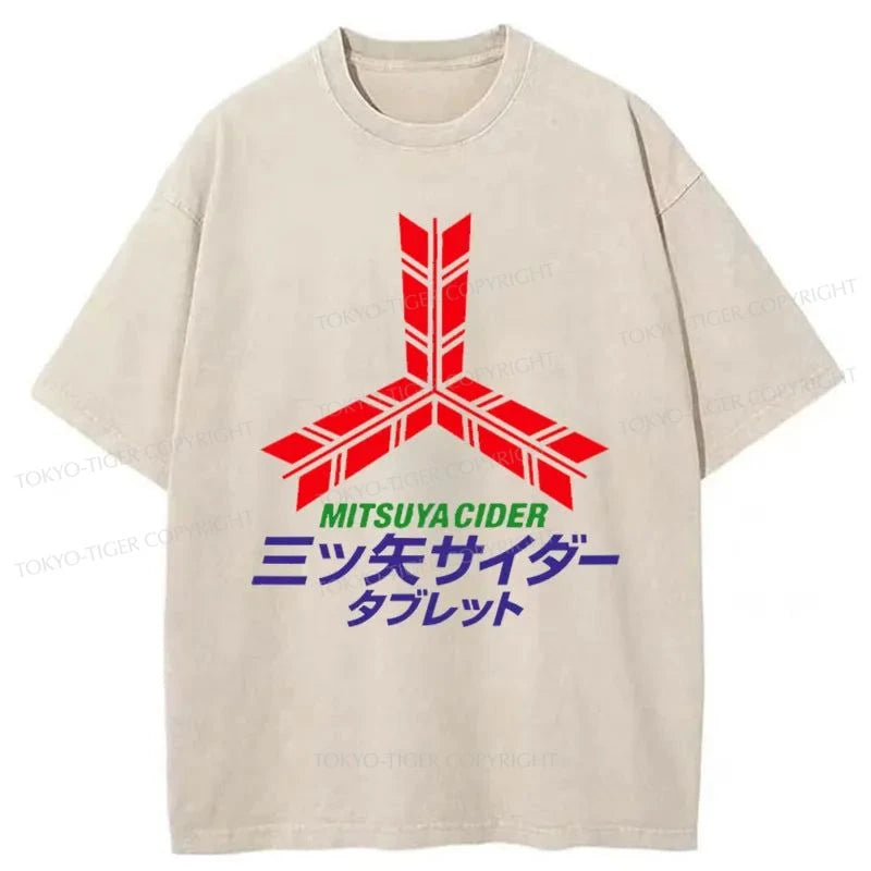 Tokyo-Tiger Mitsuya Cider Japanese Washed T-Shirt