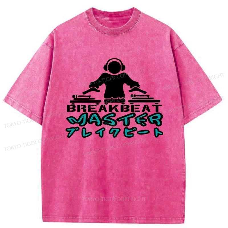 Tokyo-Tiger Breakbeat Master Washed T-Shirt