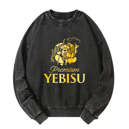 Tokyo-Tiger Yebisu Beer Golden Washed Sweatshirt