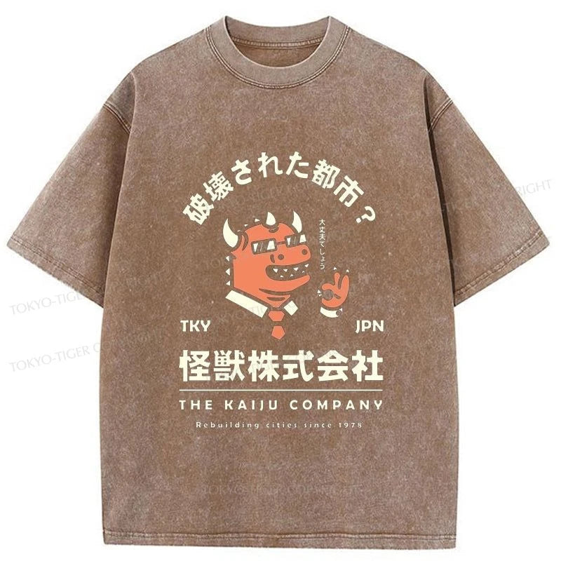 Tokyo-Tiger THE KAIJU COMPANY Monster Washed T-Shirt