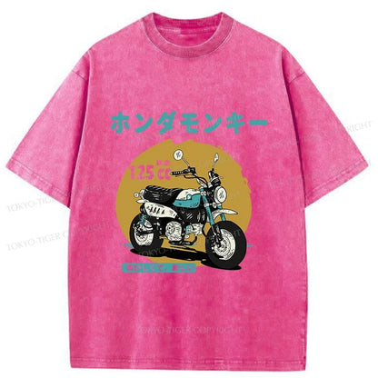 Tokyo-Tiger Honda Motorcycle Japanese Washed T-Shirt