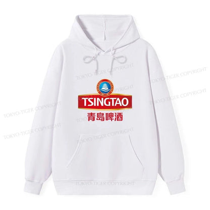 Tokyo-Tiger Qingdao Beer Logo Classic Hoodie