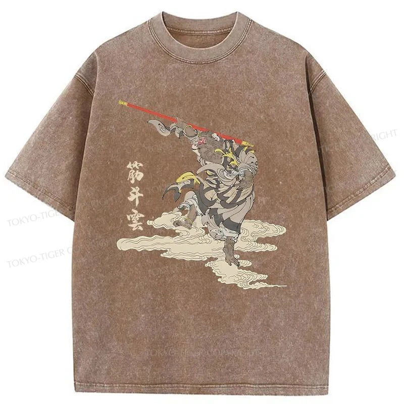 Tokyo-Tiger Great Sage Equalling Heaven Washed T-Shirt