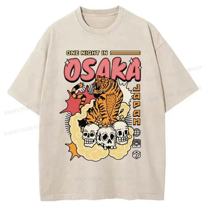 Tokyo-Tiger Osaka Tiger Washed T-Shirt